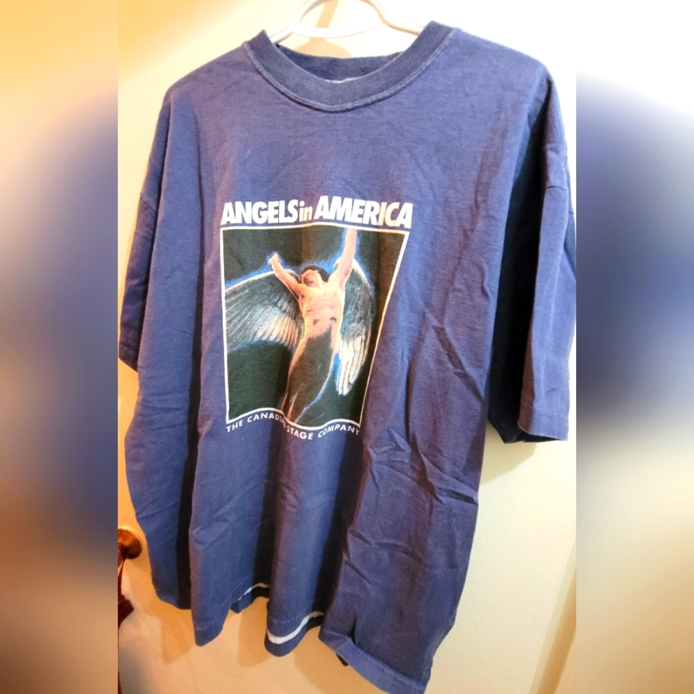 Canadian Stage 1996 merchandise t shirt for Angel's in America size xl